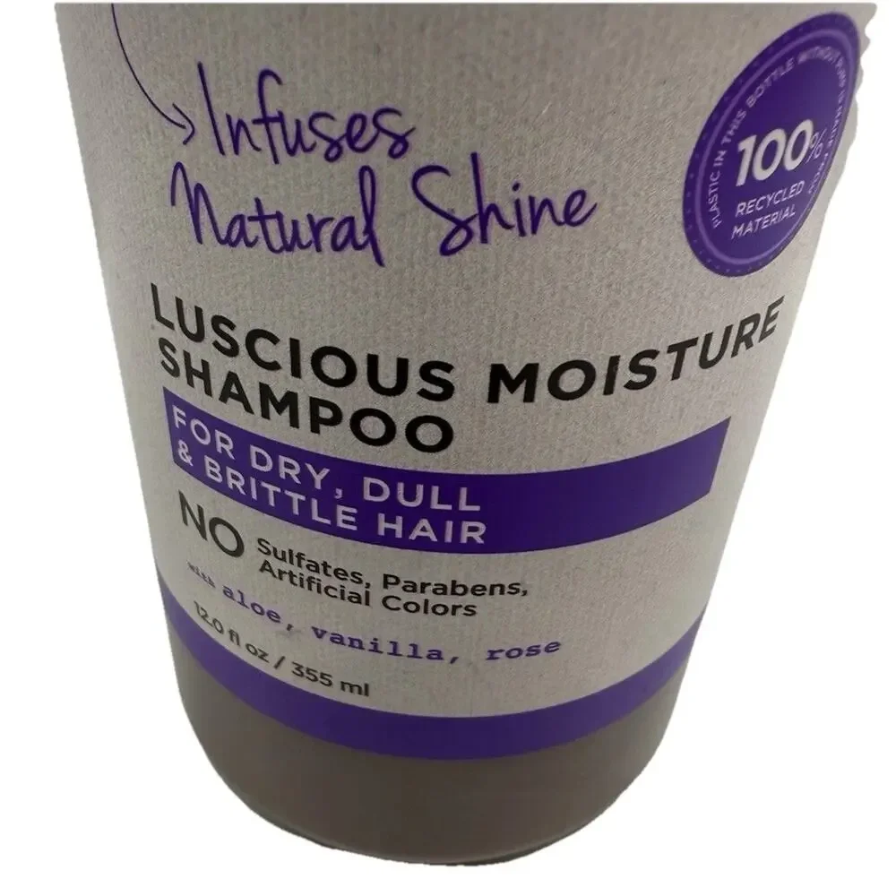 Carol's Daughter Black Vanilla Shampoo 12oz Moisture Shine For Dry Dull Hair New